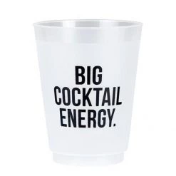 Santa Barbara Design Studio By Creative Brands Big Cocktail Energy Frosted Cup - 8pk