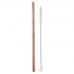 Santa Barbara Design Studio By Creative Brands Rose Gold Straw & Cleaning Brush Table Top & Servingware