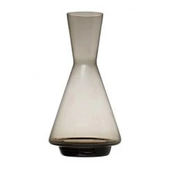 Bloomingville New Arrivals Smoke Grey Glass Wine Decanter