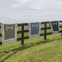 In2green Tan Horse Bit Throw Pillows & Throws