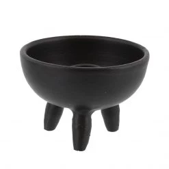 Homart Footed Taper Candle & Incense Holder In Black New Arrivals
