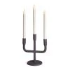Napa Home & Garden Black 3-Taper Candelabra