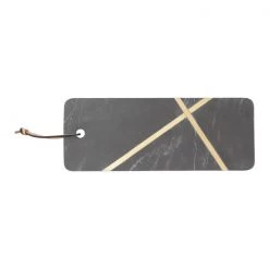 Bloomingville New Arrivals Marble & Brass Cheese Board