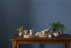 Accent Decor New Arrivals Brush Stroke Terracotta Bowl With Handles