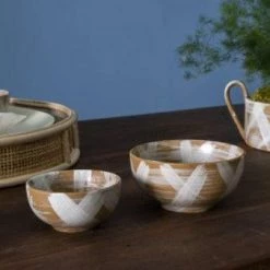 Accent Decor Brush Stroke Terracotta Petite Bowl New Arrivals