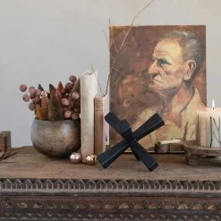 Creativeco-op Hand-Carved Mango Wood Jack