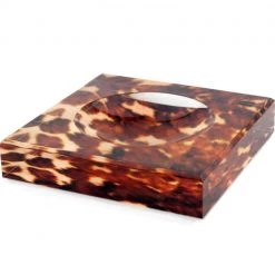 Reprotique Art Lucite Trinket Bowl In Tortoise New Arrivals