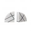 Bloomingville New Arrivals Marble Bookends 2 Bloomingville New Arrivals Marble Bookends