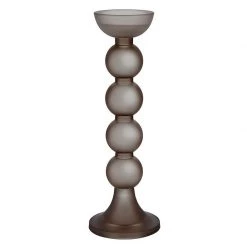 Santa Barbara Design Studio By Creative Brands Matte Grey Glass Ball Pillar Accessories