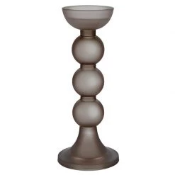 Santa Barbara Design Studio By Creative Brands Matte Grey Glass Ball Pillar Accessories
