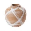 Accent Decor New Arrivals Medium Brush Stroke Terracotta Vase