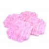 Reprotique Art Pink Agate Lucite Coasters - Set Of 4 New Arrivals