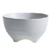 Accent Decor White Ceramic Footed Bowl New Arrivals