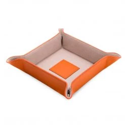 BeyBerk International New Arrivals Orange Leather Valet