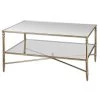 Uttermost Gold Leafed Forged Iron Coffee Table