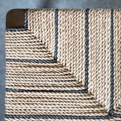 Creativeco-op Woven Jute Striped Bench Furniture