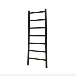 Creativeco-op Black Wide Blanket Ladder Home Decor