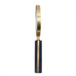 Sagebrook Home Blue Resin & Brass Magnifying Glass