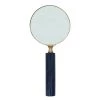 Sagebrook Home Blue Resin & Brass Magnifying Glass