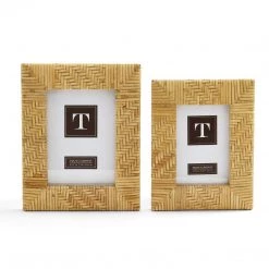Two's Company Braided Rattan Photo Frame New Arrivals