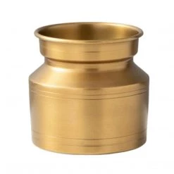 Made Market Co. Brass Lota Bud Vase Oblong