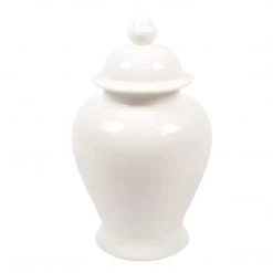 8 Oak Lane Home Decor Extra Large White Ginger Jar