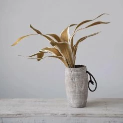 Creativeco-op New Arrivals Faux Reed Leaf Stem