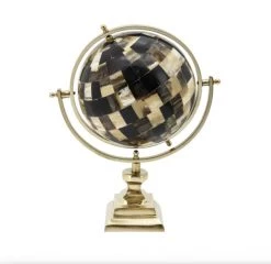 Sagebrook Home Gold & Wood Globe