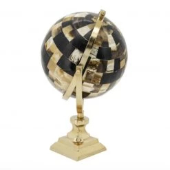 Sagebrook Home Gold & Wood Globe