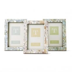 Two's Company Mother Of Pearl Tile Photo Frame - 3 Colors New Arrivals