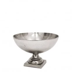 Galore Home Home Decor Silver 8.5" Top | Metal Bowl Centerpiece