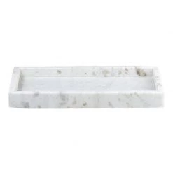 Santa Barbara Design Studio By Creative Brands White Rectangle Marble Tray Home Decor