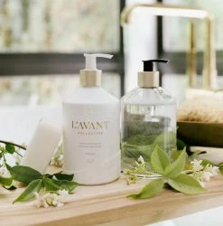 L'avant Empty Glass Soap Bottle - Clear New Arrivals