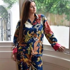 Powell Craft New Arrivals Blue Blossoms PJ Set