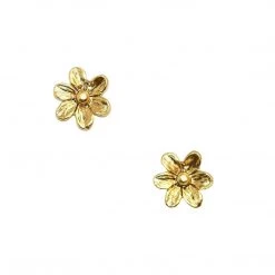 KARINE SULTAN Daisy Flower Stud Earrings