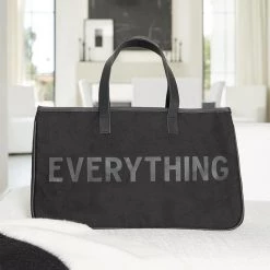 Santa Barbara Design Studio By Creative Brands Everything Black Canvas Tote New Arrivals