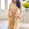 The Royal Standard Fawn Ribbed Slumber Robe New Arrivals