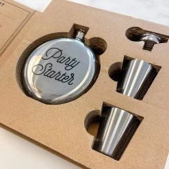 Santa Barbara Design Studio By Creative Brands Flask Cardboard Book Gift Set Lifestyle