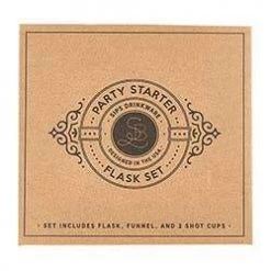 Santa Barbara Design Studio By Creative Brands Flask Cardboard Book Gift Set Lifestyle