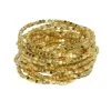 KARINE SULTAN Gold Beaded Bracelet Stack (Set Of 3)