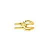 KARINE SULTAN Intertwined Gold Link Ring New Arrivals