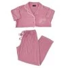 LA | TC Lifestyle Luxe Creped Pajama Set - Pink Fluent French 2 LA | TC Lifestyle Luxe Creped Pajama Set - Pink Fluent French