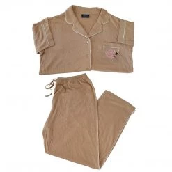 LA | TC Luxe Creped Pajama Set - Tan Champagne Lifestyle