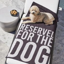 Santa Barbara Design Studio By Creative Brands Microfiber Pet Towel - Reserved For The Dog