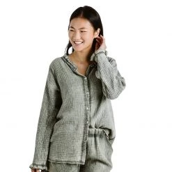 CobbleStone Living Monica Cotton Long Sleeve Shirt