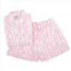 8 Oak Lane Pink Croc Shorts PJ Set Lifestyle