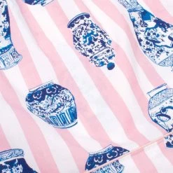 8 Oak Lane Lifestyle Pink Ginger Jar Shorts PJ Set