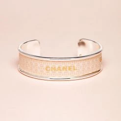 Fornash Upcycled Designer Ribbon Bracelet - Chanel