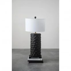 Creativeco-op Oversized Black Stoneware Bubble Lamp New Arrivals