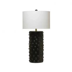 Creativeco-op Oversized Black Stoneware Bubble Lamp New Arrivals